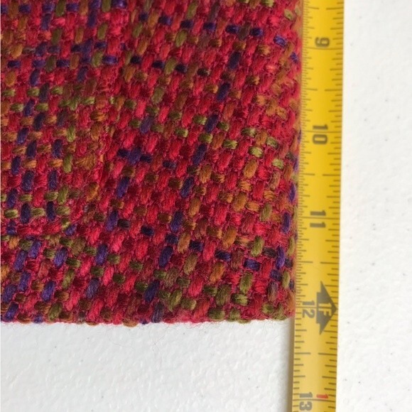 Vintage Madison Studio Boucle Soutache Braid Fringe Pink Jacket Women's Size 14 - Picture 9 of 14